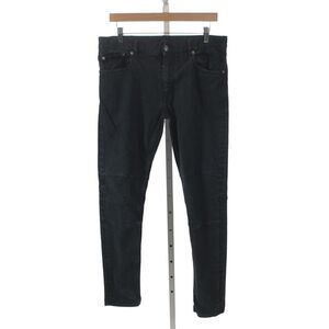 Belstaff Mens Skinny Biker Black Jeans Cotton Button Fly Size 33